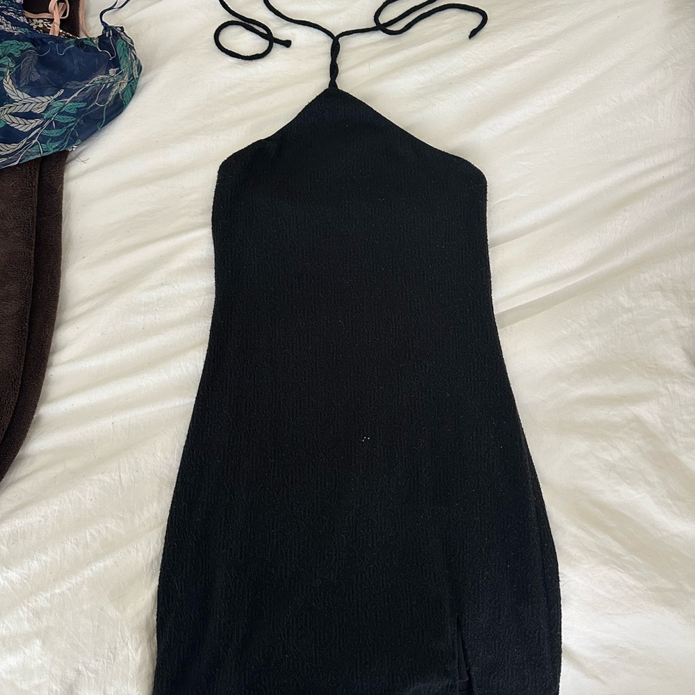 Black Halter Dress